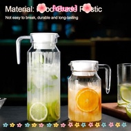 FUTUREE Juice Bottle, Large Capacity Heat-resistant Water Bottle,  Transparent Plastic Juice Cold Wa