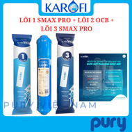 BỘ 3 LÕI LỌC KAROFI SỐ 123 THAY CHO MODEL N-e118 I N-e119/A I N-e119/U I E8RO I E9RO | B930
