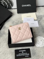 CHANEL Wallet 有單據 菱格短款 零錢包 卡包 銀包 拉鏈款