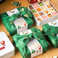 Christmas cookie tin box gift box packaging box internet celebrity candy empty box jar ins Christmas Eve decoration
