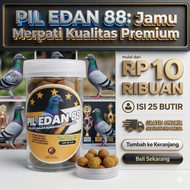 Jamu Merpati Giring Keket Pil Edan 88 Isi 25 Butir Gratis Ongkir
