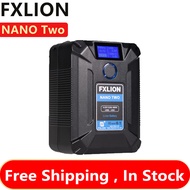 FXLION Nano Two 98WH V-Mount-V-Lock Battery with Type-C, D-tap USB A, Micro for Cameras, Camcorders,