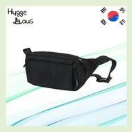 Damsomon 2nd Gen Simple Crossbody Hip Pack Bag Black 243g | Lightweight Daily Travel Sling
