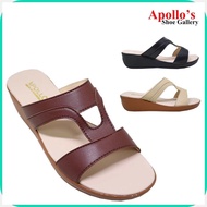 Apollo?ax*7139@Gm+os@MARIKINA@FF+Om@uL+MADE@dQ jw+Ladies Wedge Sandals BEIGE BLACK BROWN