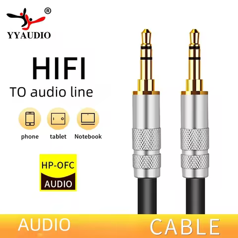 3.5mm Jack Audio Cable AUX Cable Jack Speaker Wire Male to Male Audio Aux Cable For Samsung Xiaomi i