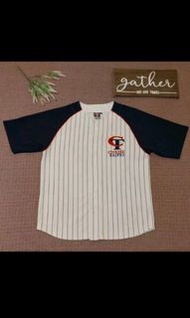 GOGO SPORTS 型男 CHINESE TAIPEI 台灣代表隊 絕版 稀有 大尺碼 短袖棒球外套 短袖襯衫 襯衫外套 XL