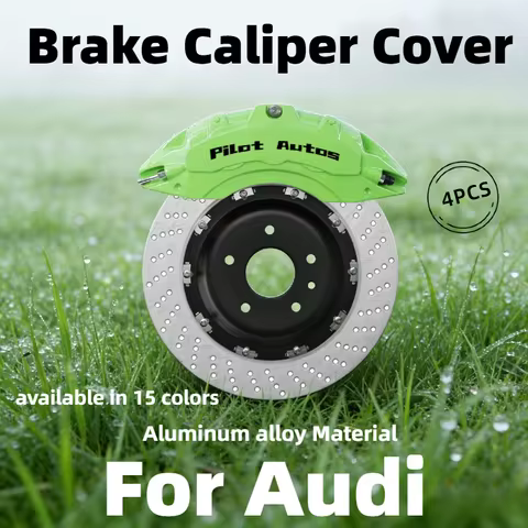 For Audi Car Brake Caliper Cover Aluminum Alloy For Audi A1 A2 A3 A4 A5 A6 A7 A8 Q1 Q2 Q3 Q4 Q5 Q6 Q