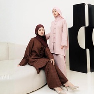 KATUN WMD Fashion - Suyoa Premium Cotton Embossed Culotte Set