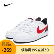 NIKE（滔搏运动）耐克男大童NIKE COURT BOROUGH LOW 2 (GS)复刻鞋 BQ5448-110 38