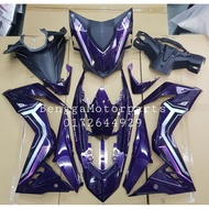 Rs150 V1 & V2 Cover Set Custom Purple kilat