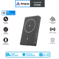 Amgras MagPower 825 3C Certification Magnetic PowerBank Wireless Charging Function Fast Charging 100
