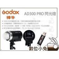 數位小兔【Godox AD300 PRO 閃光燈】公司貨 神牛 攝影燈 補光燈 持續燈 LED 棚拍 外拍 300WS