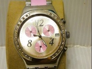 2000' SWATCH IRONY 不銹鋼多功能計時電子石英手錶 (有電) #04