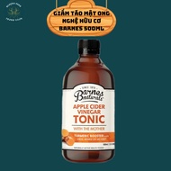 Barnes Naturals Organic Apple Cider Vinegar Honey Tonic (with Female Vinegar) 500mL Organic Apple Cider Vinegar (with mother) &amp; Turmeric B