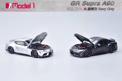 [PreSale] Model1 One 1:64 GR Supra A90 Mk5 Silver / Navy Grey Diecast Model Car