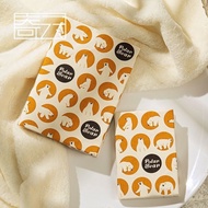 Polar Bear Fabric Book Cover A5 A6 Cartoon Handmade Book Cover Adjustable Notebook Book Cover