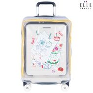 ELLE 80th Anniversary Sheer Luggage Cover For ELLE Ripple Collection