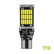 หลอดไหสว่างรอบด้านสำรองรถ45แพ็ค4014SMD หลอดไฟ LED แคนบัส1157 921 T15