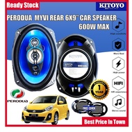 PERODUA MYVI Rear Speaker 6x9 Speaker Kereta Car Speaker Coaxial Speaker 600W MAX 5 Way Car Audio Sp