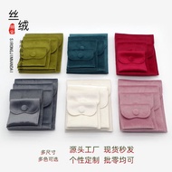 Fabric Jewelry Bag Jewelry Flannel Bag Storage Bag Purse Flannel Jewelry Bracelet Bag Jade Bracelet 