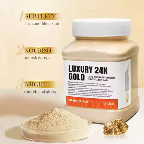 Rose Chamomile Hydrating Radiance Mask Powder Pink Rose Petal Crystal Jelly Mask Powder Skin Care Pr
