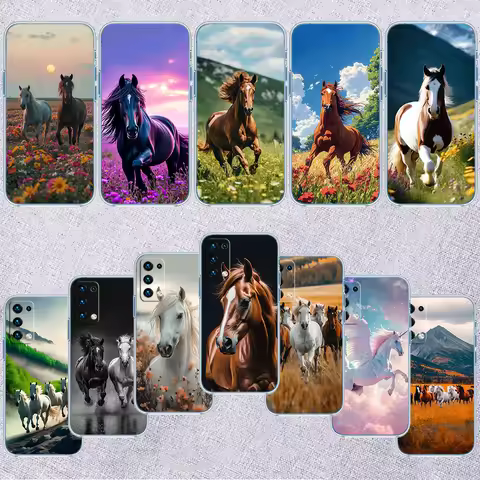 IM30 Fine Horse Transparent Phone Case for LG K22 K30 K40 K40S K41 K42 K50 K50S K51 K51S K52 K61 K62