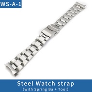 เหล็กดำน้ำ HBGER สายนาฬิกาอะไหล่22มม. สำหรับ Seiko No. 5 SKX007 SPRD Series CDGYH