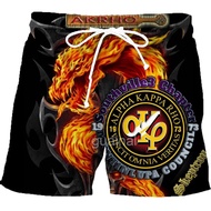 2025 AKP Alpha Kappa Rho Full Sublimation Fratshirt (Skeptron Shorts) 3D Shorts Summer Shorts