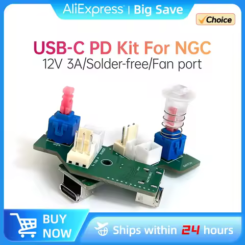 USB Type-C Power Adapter Kit For Gamecube Consoles DOL-001 And DOL-101 Support PD Charging Protocol 