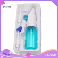 chicstyle Portable Manual Water Flosser Dental Oral Irrigator Tooth Mouth Jet Cleaner
