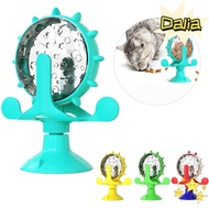 DALIA Slow Feeder, Improve IQ Rotatable Wheel Cat Treats Dispenser Toy,  360° Rotating Interactive D