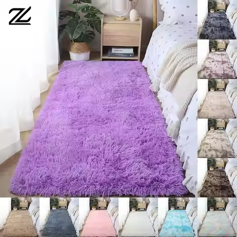 40*60cm/50*80cm Warm Carpet Bedroom Bedside Blanket Home Living Room Girl Room Plush Blanket Under T