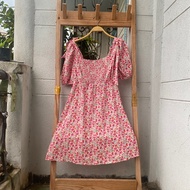 2hand SHE.IN floral dress, waist 61 to 72cm, length 86cm, code 297