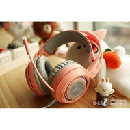Headset'somic' G951 (Pink), cute and bright headphones for girls (Virtual 7.1), 1Y warranty.