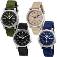 SEIKO 5 MILITARY AUTOMATIC WATCH WITH CANVAS STRAP SNK805K2 / SNK803K2 / SNK807K2 /SNK809K2