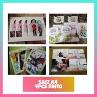 Print gambar murah saiz A4 - Photo Print A4 size ( 4pcs RM10)
