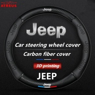 Jeep Car Steering Wheel Cover For Renegade Compass 2022 Willys Wrangler jk Cherokee xj Auto Steering