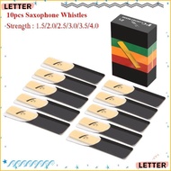LETTER Saxophone Whistle, 10Pcs Reed Clarinet Reed,  Alto Strength Bb Bb Tone Clarinet