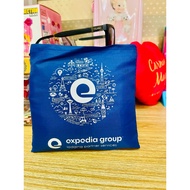 Expedia Foldable Bag With New USB Connector Keychain Set Never Used