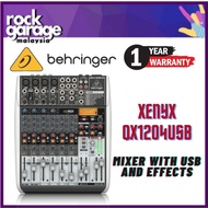 Behringer XENYX QX1204USB Mixer With USB And Effects ( XENYXQX1204USB / XENYX-QX1204USB )