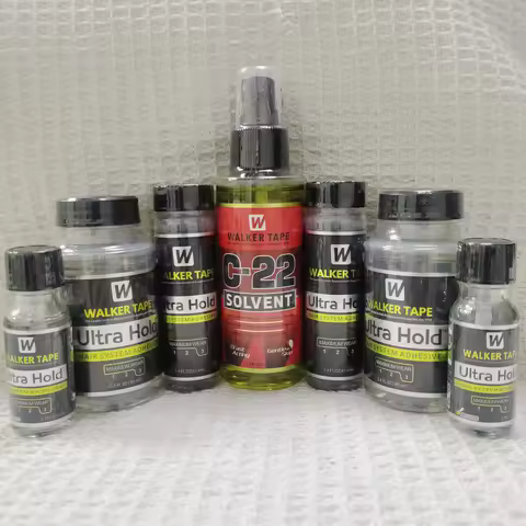 Walker Tape Ultra Hold Hair System Adhesive & 4oz 118ml C22 Solvent Wig Glue Remover for lace wigs t