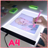 A4 LED Drawing Tracing Board Stencil Board LED Drawing Tracing Board for Children & Adults Copy Boar