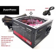 OFFICIAL E Super Power 500W (ITX / Micro ATX) power supply 550W/650W/750W PURE POWER 12CM FAN For CP