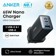 Anker USB C Charger (Nano 65W), PPS 3-Port Fast Compact Foldable USB C Charger Block for MacBook, iP