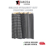 ZANZEA FASHION SELUAR PEREMPUAN HIGH WAIST PRINTED DRAPE/ WIDE LEG THOUSERS/ SELUAR PALAZO PEREMPUAN