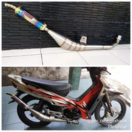 Knalpot FizR Staenless Halfblue JPM Racing
