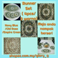 Table Runner Set( 4pcs/Runner+placemats)Classic&Elegant