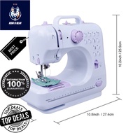 Sewing Machine FHSM 505A Pro Upgraded 12 Sewing Portable Mini Sewing Machine Mesin Jahit 505