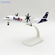 Sun 1 Set 20cm Fedex ATR Airplane Model Airplane Diecast Metal Alloy Collection Children Toys Model 