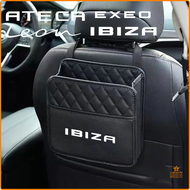 [Op105] เหมาะสำหรับที่นั่ง Leon Ibiza Tarraco Toledo Arosa ภายในรถยนต์กระเป๋าเก็บของภายในรถยนต์หลังเ